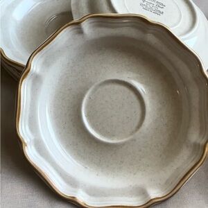 Vintage Mikasa Garden Club Saucers (4)